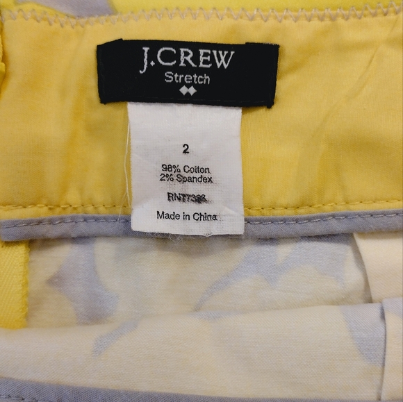 J. Crew Yellow & Gray Floral Pencil Skirt - Picture 6 of 6